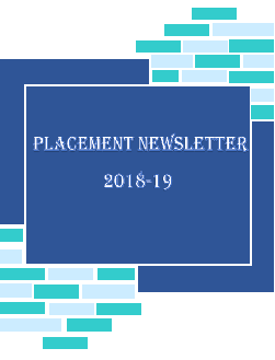 Placement Newsletter